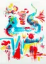 product image - Blue red compo